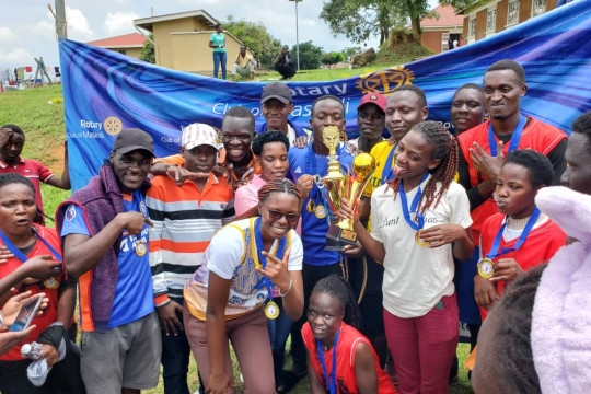 Joy of being awarded medals